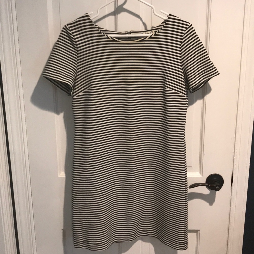 Splendid textured stripe mini dress